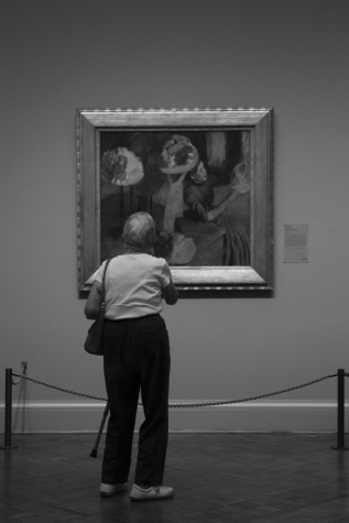 Old Lady who enjoyed the art work